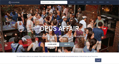 Desktop Screenshot of opusaffair.com