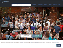 Tablet Screenshot of opusaffair.com